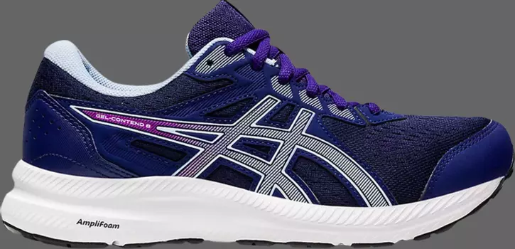 Кроссовки wmns gel contend 8 'dive blue soft sky' Asics, синий