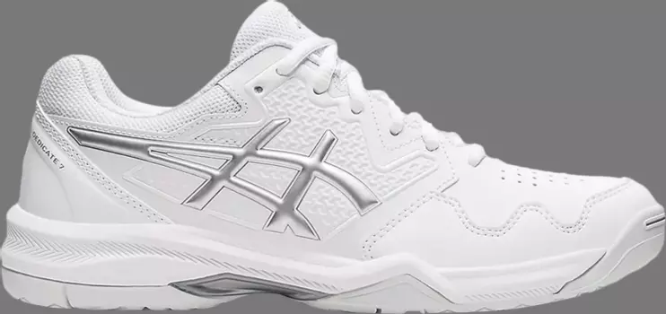 Кроссовки wmns gel dedicate 7 'white pure silver' Asics, белый
