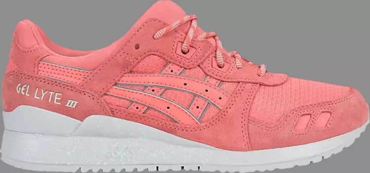 Кроссовки wmns gel lyte 3 'peach' Asics, розовый