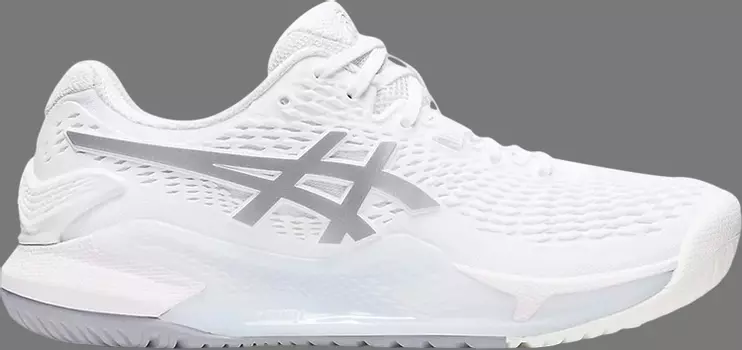 Кроссовки wmns gel resolution 9 'white pure silver' Asics, белый
