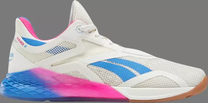 Кроссовки wmns nano x 'white proud pink blue' Reebok, белый