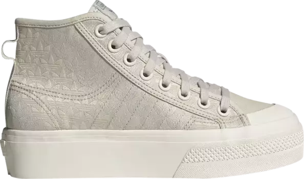 Кроссовки Wmns Nizza Platform Mid 'Elegant Trefoils', серый