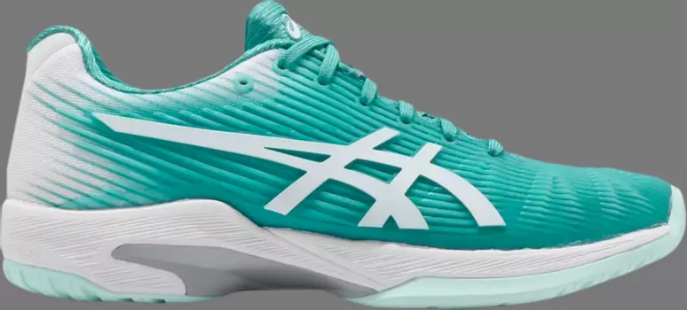 Кроссовки wmns solution speed ff 'techno cyan' Asics, синий