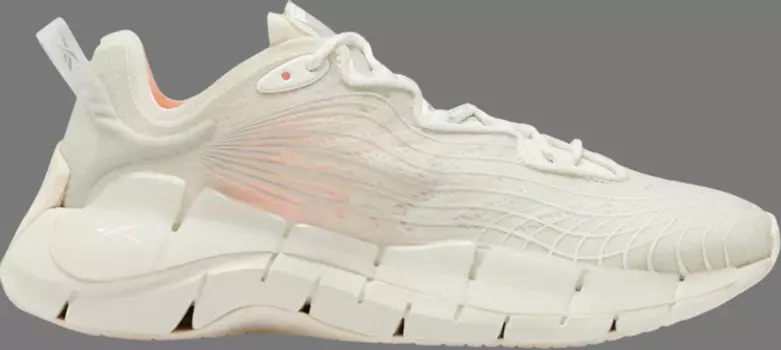 Кроссовки wmns zig kinetica 2 'chalk orange flare' Reebok, белый