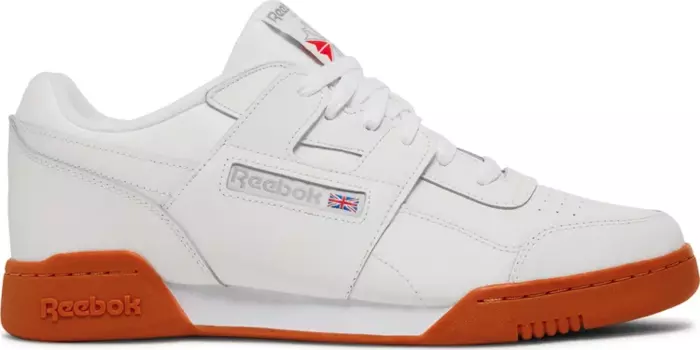 Кроссовки Reebok Workout Plus, белый/коричневый