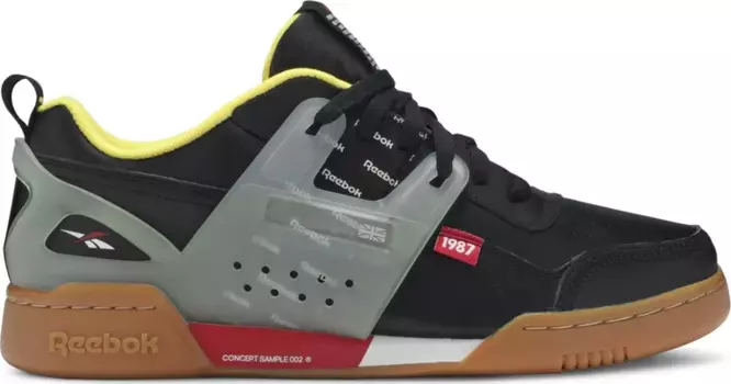 Кроссовки workout plus ati 'black excellent red' Reebok, черный