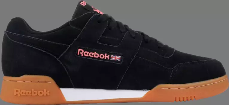 Кроссовки workout plus mu 'black digital pink' Reebok, черный