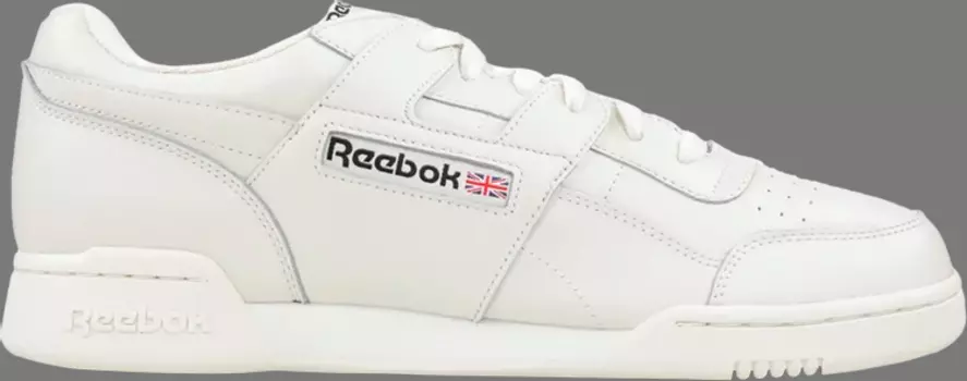 Кроссовки workout plus mu 'chalk black' Reebok, белый