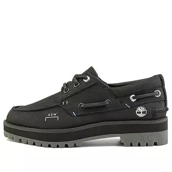 Кроссовки x a-cold-wall 3 eye lug boat shoe 'black' Timberland, мультиколор