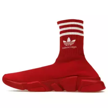 Кроссовки x adidas speed trainer 'red white' Balenciaga, красный