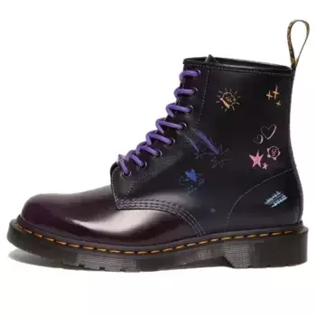 Кроссовки x bt21 1460 leather boots 'purple' Dr. Martens, фиолетовый