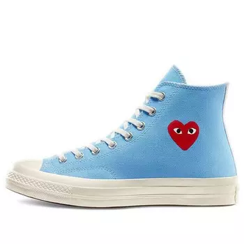 Кроссовки x comme des garcons play chuck 70 high 'bright blue' Converse, синий