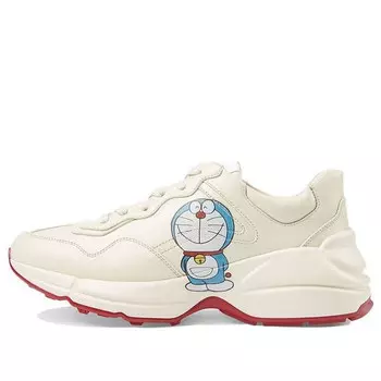 Кроссовки x doraemon rhyton 'ivory' Gucci, белый