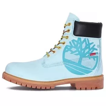 Кроссовки x supreme 6 inch waterproof boots 'blue with logo' Timberland, синий