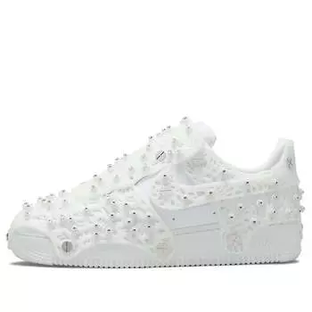 Кроссовки x swarovski air force 1 lxx 'white' Nike, белый
