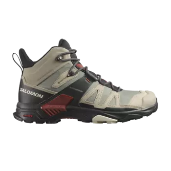 Кроссовки X Ultra 4 Mid GORE-TEX Salomon, желто-коричневый