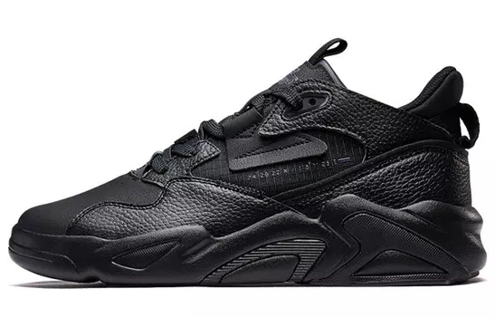 Кроссовки XTEP Chunky Sneakers Men Low-Top Black