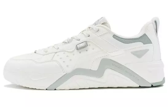 Кроссовки XTEP Sky Ridge 3.0 Skateboarding Shoes Women's Low-top, белый/зеленый