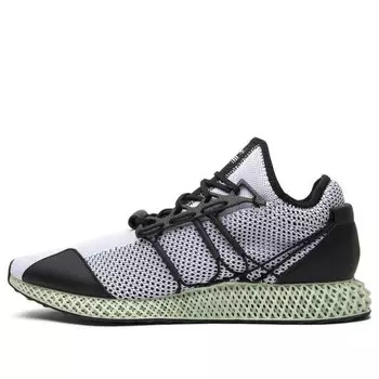 Кроссовки y-3 runner 4d 'black white' Adidas, черный