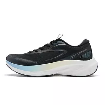 Кроссовки женские Flying Shadow 4 LITE с низким верхом, цвет черный/спирулина Qiaodan