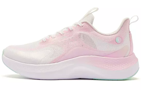 Кроссовки женские Joy Bullet 2.0 с низким верхом White Thistle Pink Qiaodan