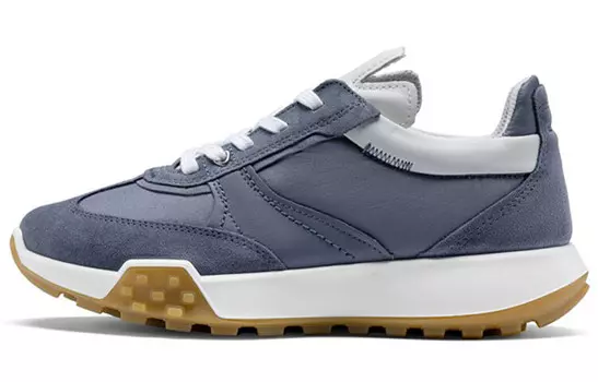 Кроссовки женские низкие тонкие фиолетовые Ecco