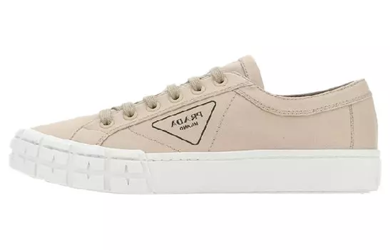 Кроссовки женские Prada Skateboard Wheel, бежевый