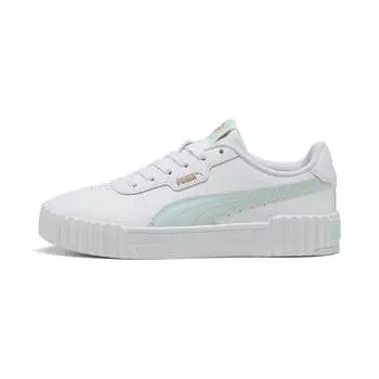 Кроссовки женские PUMA Carina 3.0, цвет white/peaceful blue/gold