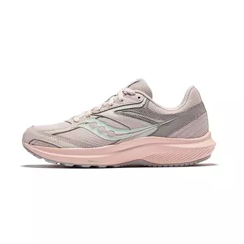 Кроссовки женские с низким верхом бежевые/розовые Saucony