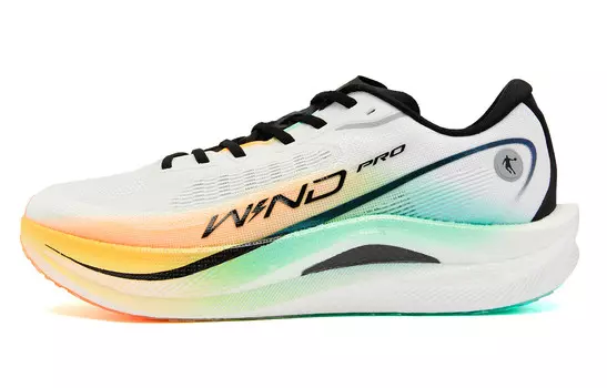 Кроссовки женские Strong Winds 2.0 PRO с низким верхом White Flying Shadow Orange Qiaodan