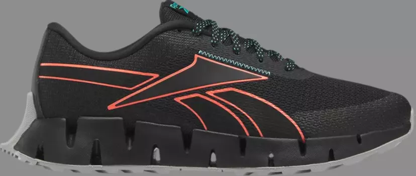 Кроссовки zig dynamica 2 adventure 'black orange flare' Reebok, черный