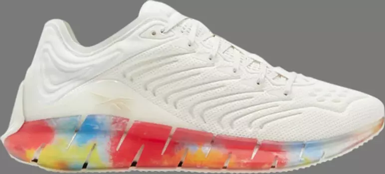 Кроссовки zig kinetica 'pride midsole' Reebok, белый