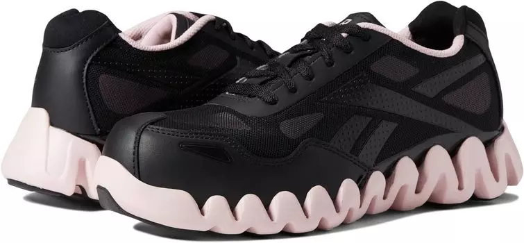 Кроссовки Zig Pulse Work EH Comp Toe Reebok, цвет Black/Pink