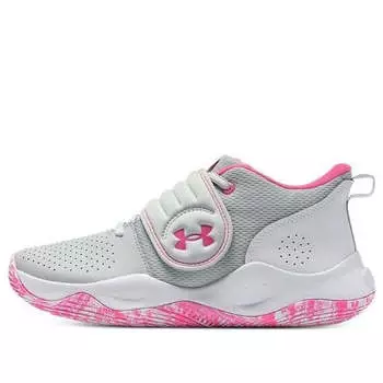 Кроссовки zone bb 'grey pink' Under Armour, серый
