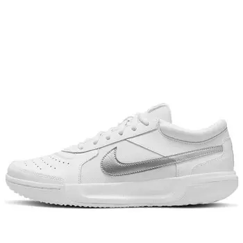 Кроссовки zoom court lite 3 'white silver' Nike, белый