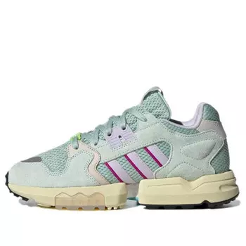 Кроссовки zx torsion Adidas, зеленый