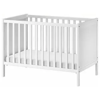 Кроватка детская Ikea, 60x120 см, Sundvik, белый