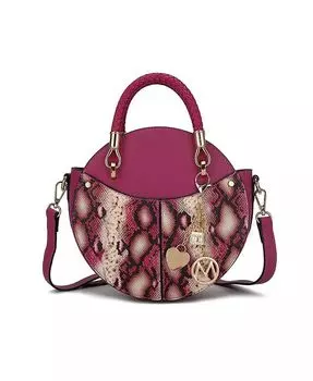 Круглая сумка через плечо Camille от Mia k Mkf Collection, розовый