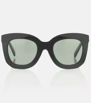 Круглые солнцезащитные очки Celine, черный