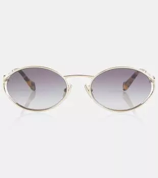 Круглые солнцезащитные очки Miu Miu, ZVN5D154