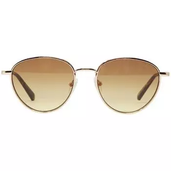 Круглые солнцезащитные очки от Guess, золото