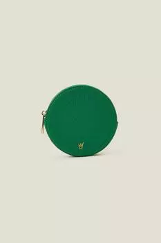 Круглый кошелек для монет Accessorize, зеленый