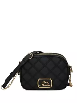 Кружевная сумка Love Moschino Lady через плечо, черный