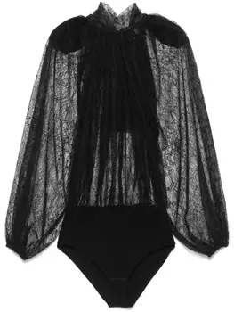 Кружевное боди Atu Body Couture, черный