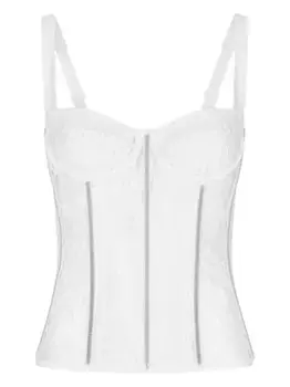 Кружевное боди DOLCE & GABBANA, белый