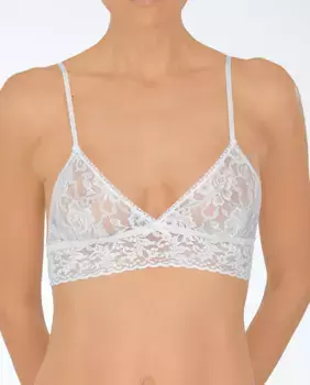 Кружевной бюстгальтер с тонкими ремешками Hanky Panky, белый