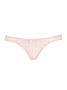 Кружевные трусики бикини Rozlyn с цветочным принтом Agent Provocateur, цвет baby pink