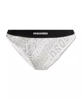 Кружевные трусы Dsquared2, белый