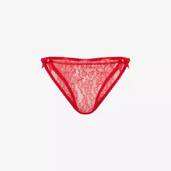 Кружевные трусы Lorna средней посадки Agent Provocateur, красный