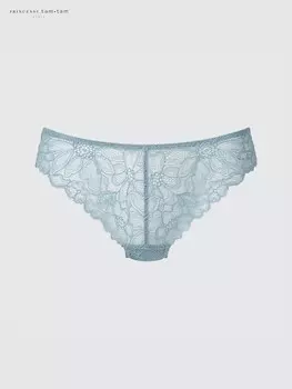 Кружевные трусы Uniqlo, синий